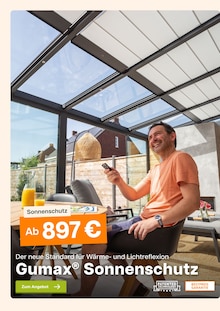 Gardinen im Tuinmaximaal Prospekt "Terrassenüberdachungen mit Bestpreisgarantie" mit 14 Seiten (Duisburg)