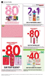 Promos Maquillage dans le catalogue "80% REMBOURSÉS EN BONS D'ACHAT SUR LE RAYON BEAUTÉ" de Intermarché Super Maquillage en promo dans le catalogue Intermarché Super à la page 2