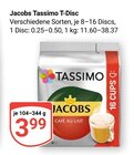 Tassimo T-Disc im Angebot bei GLOBUS in Speyer Tassimo T-Disc Angebote von Jacobs bei GLOBUS Speyer für 3,99 €