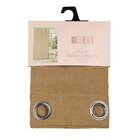 Rideau desert 140x240cm ocre en promo chez B&M Bayonne à 15,99 €