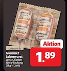 Gourmet Leberwurst im Angebot bei nah&frisch in Münster Gourmet Leberwurst Angebote von Goldmarie bei nah&frisch Münster für 1,89 €