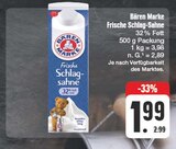 Frische Schlag-Sahne im EDEKA Prospekt Frische Schlag-Sahne von Bären Marke im aktuellen EDEKA Prospekt für 1,99 €