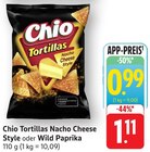 Tortillas Nacho Cheese Style Angebote von Chio bei E center Pirmasens für 0,99 €