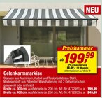 Gelenkarmmarkise Angebote bei toom Baumarkt Castrop-Rauxel für 199,99 €