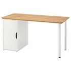 Schreibtisch Bambus/weiß von ANFALLARE / ALEX im aktuellen IKEA Prospekt