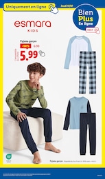 Prix et réduction Pyjama Garçon dans le prospectus Lidl en cours Offre Pyjama Garçon dans le catalogue Lidl du moment à la page 49
