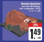 Deutscher Sauerbraten bei EDEKA im Greiz Prospekt für 1,49 €