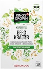 Kräutertee Bergkräuter Angebote von King's Crown bei Rossmann Kamp-Lintfort für 1,60 €