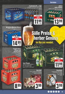 Bier im EDEKA Prospekt "Aktuelle Angebote" mit 24 Seiten (Marl)