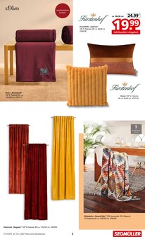 Gardinen im Segmüller Prospekt "Heimtextilien Spezial" mit 20 Seiten (München)
