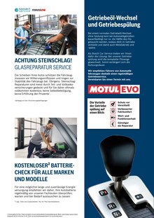 Reis im Bosch Car Service Prospekt "Eine Werkstatt - Alle Marken" mit 16 Seiten (Frankfurt (Main))