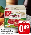 Tomaten passiert im Angebot bei EDEKA in Koblenz Tomaten passiert Angebote von Gut & Günstig bei EDEKA Koblenz für 0,49 €