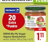 Bio My Veggie Veganer Brotaufstrich bei EDEKA im Malterdingen Prospekt für 1,11 €