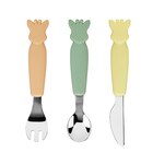 Set 3 couverts silicone - Sophie La Girafe® en promo chez Aubert Set 3 couverts silicone - Sophie La Girafe® dans le catalogue Aubert