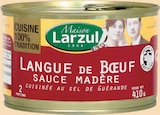Langue de bœuf sauce Madère - LARZUL dans le catalogue Intermarché Super
