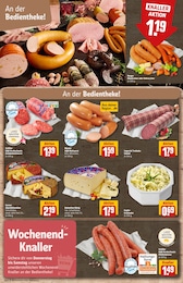 REWE Streichwurst im Prospekt 