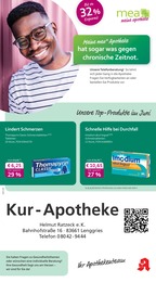 mea - meine apotheke Prospekt für Bad Tölz mit 4 Seiten mea - meine apotheke Prospekt für Bad Tölz: "Unsere Juni-Angebote", 4 Seiten, 01.06.2025 - 30.06.2025