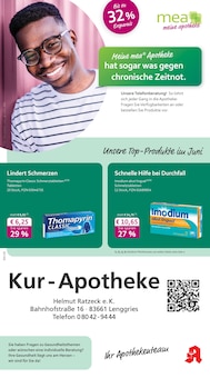 mea - meine apotheke Prospekt Unsere Juni-Angebote mit 4 Seiten