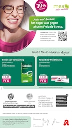 Apotheken Prospekt von mea - meine apotheke in Burladingen Aktueller mea - meine apotheke Apotheken Prospekt für Burladingen: Unsere August-Angebote mit 4} Seiten, 01.08.2025 - 31.08.2025
