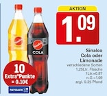 Cola im Angebot bei WEZ in Kalletal Cola Angebote von Sinalco bei WEZ Kalletal für 1,09 €