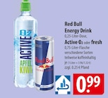 Aktuelles Red Bull Energy Drink oder Active O2 fresh Angebot bei famila Nordost in Stralsund ab 0,99 €