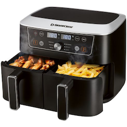 Doppelzonen-Heißluftfritteuse