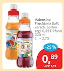 Fruchtmix Saft Angebote von Valensina bei budni Seevetal für 0,89 €