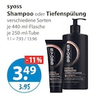 Shampoo im V-Markt Prospekt Shampoo von Syoss im aktuellen V-Markt Prospekt für 3,49 €