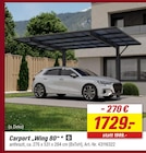 Carport „Wing 80“ im Angebot bei toom Baumarkt in Mannheim Carport „Wing 80“ Angebote bei toom Baumarkt Mannheim für 1.729,00 €