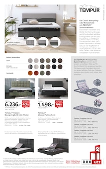 Boxspringbett im aktuellen XXXLutz Möbelhäuser Prospekt (Düsseldorf) Boxspringbett im XXXLutz Möbelhäuser Prospekt "DIE ZUKUNFT DES SCHLAFENS BEGINNT JETZT." mit 8 Seiten (Düsseldorf)
