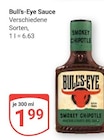Sauce im Angebot bei GLOBUS in Rostock Sauce Angebote von Bull's-Eye bei GLOBUS Rostock für 1,99 €