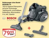 Aktuelles Bodensauger ohne Beutel BGS05BL1H Angebot bei GLOBUS in Saarbrücken ab 79,99 €