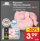 Bayerische Hähnchen-Schenkel von GUT PONHOLZ im aktuellen Netto Marken-Discount Prospekt für 3,99 €