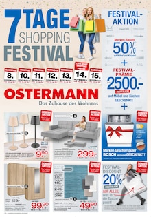Aktueller Ostermann Prospekt (Bottrop, 1 Seite zum blättern Ostermann Prospekt FESTIVALAKTION mit 1 Seite
