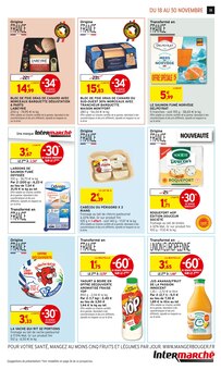 Promotion Saucisse fumée dans le prospectus Intermarché Super, valable du 18/11/2025 au 30/11/2025 Promo Saucisse fumée dans le catalogue Intermarché Super du moment à la page 19