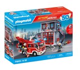 Megaset de pompiers - PLAYMOBIL en promo chez Carrefour Versailles à 54,90 €