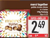 Merci im EDEKA Prospekt together von merci im aktuellen EDEKA Prospekt für 2,49 €