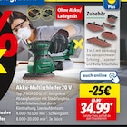 Akku-Multischleifer 20 V von PARKSIDE im aktuellen Lidl Prospekt für 34,99 €