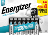 Piles aa max plus 10 + 4 - ENERGIZER en promo chez Monoprix Piles aa max plus 10 + 4 - ENERGIZER dans le catalogue Monoprix