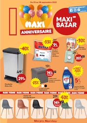 Catalogue Bazar & Déstockage Maxi Bazar en cours à Brignoles et alentours, "MAXI ANNIVERSAIRE", 12 pages, 23/09/2025 - 28/09/2025