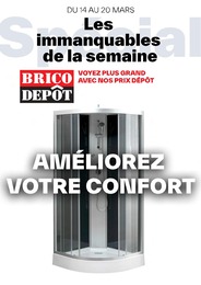 Catalogue Brico Dépôt "Améliorez votre confort" à Kingersheim et alentours, 1 page, 14/03/2024 - 20/03/2024