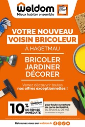 Prospectus Weldom à Saint-Pierre-du-Mont, "VOTRE NOUVEAU VOISIN BRICOLEUR À HAGETMAU", 16 pages, 29/04/2026 - 26/05/2026