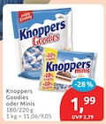 Goodies von Knoppers für 1,99 € bei budni im Angebot Goodies von Knoppers im aktuellen budni Prospekt