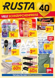Rusta Prospekt für Essen mit 16 Seiten Rusta Prospekt für Essen: "Viele Schnäppchenpreise", 16 Seiten, 15.08.2026 - 21.08.2026