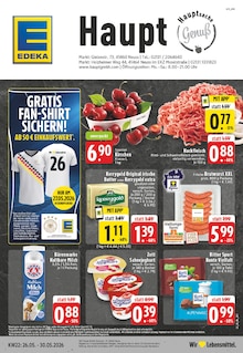 EDEKA Prospekt der Woche "Aktuelle Angebote" Seite 1, 26.05.2026 bis 30.05.2026 für Neuss Aktueller EDEKA Prospekt "Aktuelle Angebote" Seite 1 von 26 Seiten für Neuss