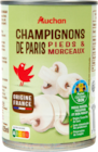 CHAMPIGNONS DE PARIS PIEDS ET MORCEAUX AUCHAN - AUCHAN - Auchan Hypermarché CHAMPIGNONS DE PARIS PIEDS ET MORCEAUX AUCHAN - AUCHAN à 2,98 € dans le catalogue Auchan Hypermarché