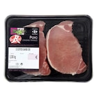 2 côtes de porc sans os Label Rouge CARREFOUR Sélection en promo chez Carrefour Strasbourg à 3,99 €