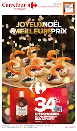 Catalogue Supermarchés Carrefour Market en cours à Le Malzieu-Forain et alentours, "JOYEUX NOËL & MEILLEURS PRIX", 68 pages, 03/12/2024 - 15/12/2024