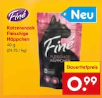 Katzensnack Fleischige Häppchen Angebote von Finé bei Netto Marken-Discount Mülheim für 0,99 €