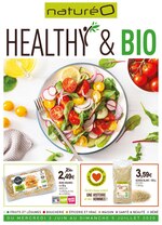 Catalogue NaturéO à La Maladrerie, avec 18 pages Prospectus NaturéO à La Maladrerie, "Healthy & bio", 18 pages, 03/06/2020 - 05/07/2020